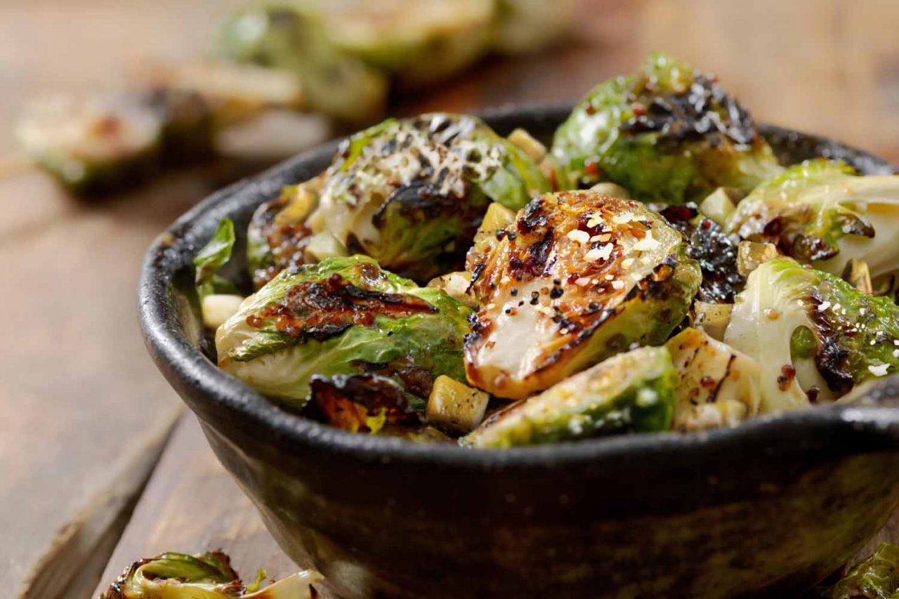 Garlic Italian Roasted Brussels Sprouts