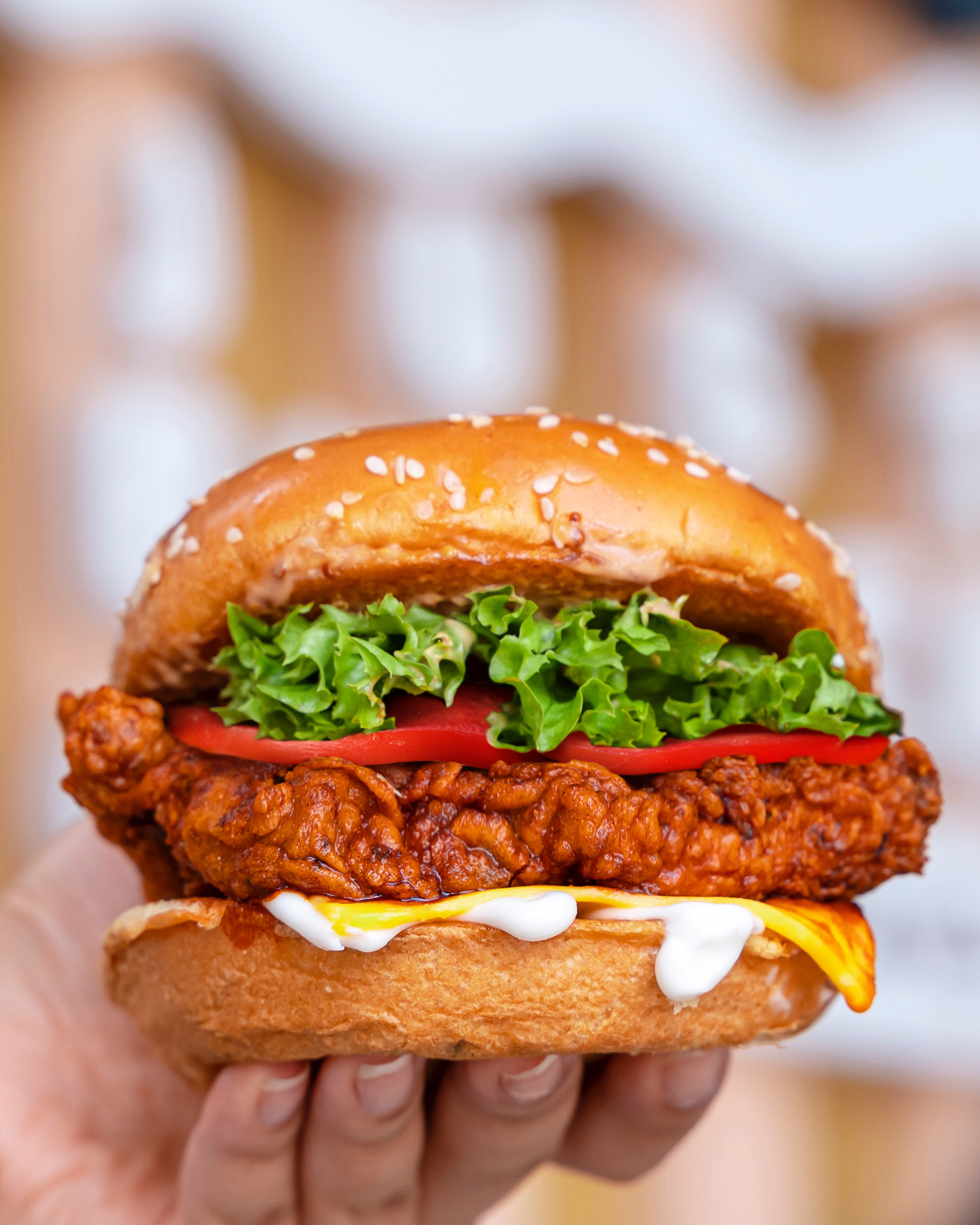 Crispy Hot Honey Chicken Tender Sandwich - Ventura Foods