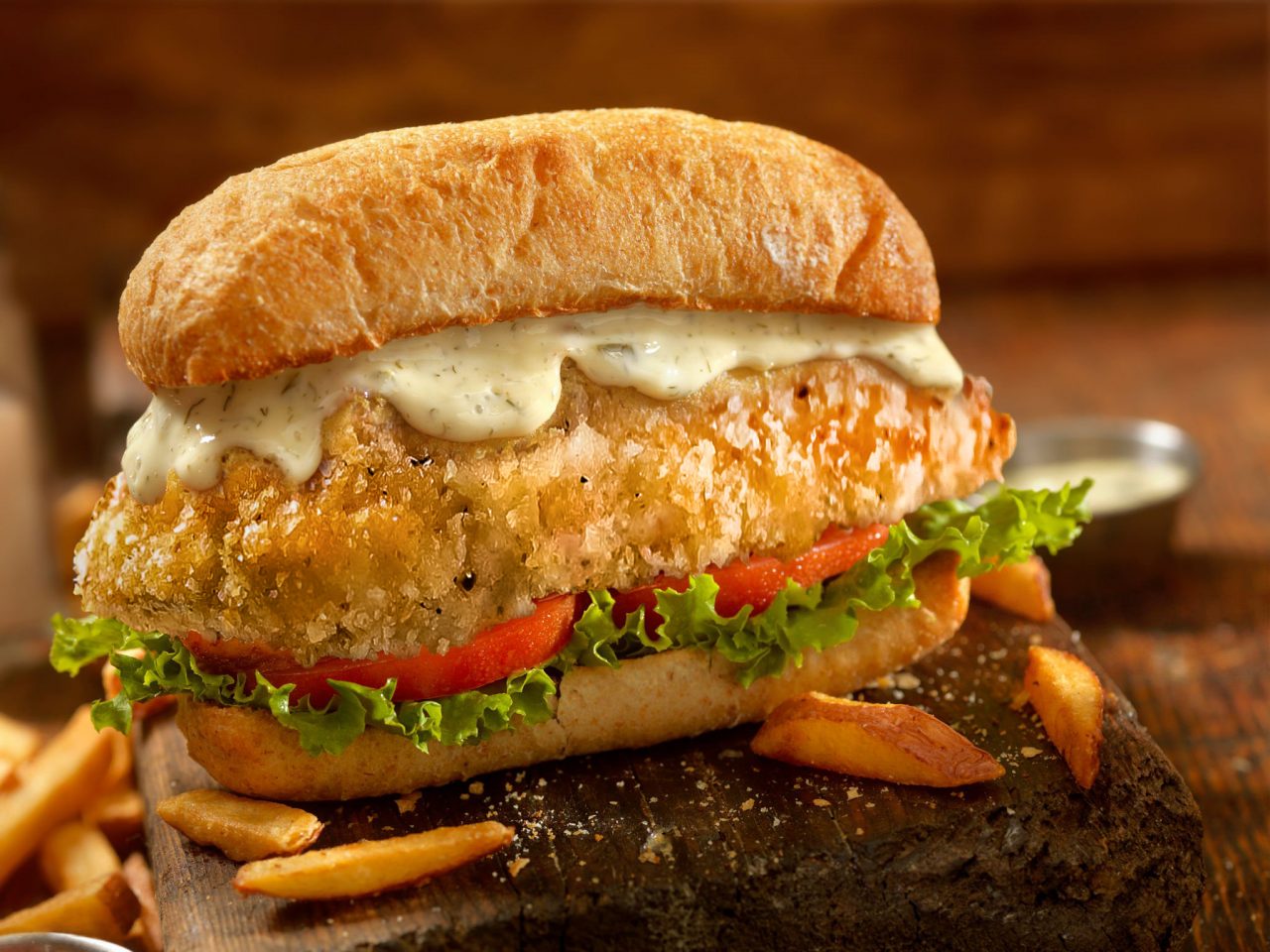 Sauce Craft Crispy Chicken Garlic Parmesan Sandwich