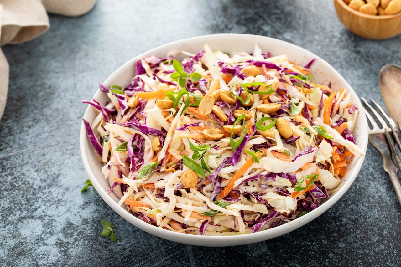 Cole Slaw with Sesame Ginger Dressing