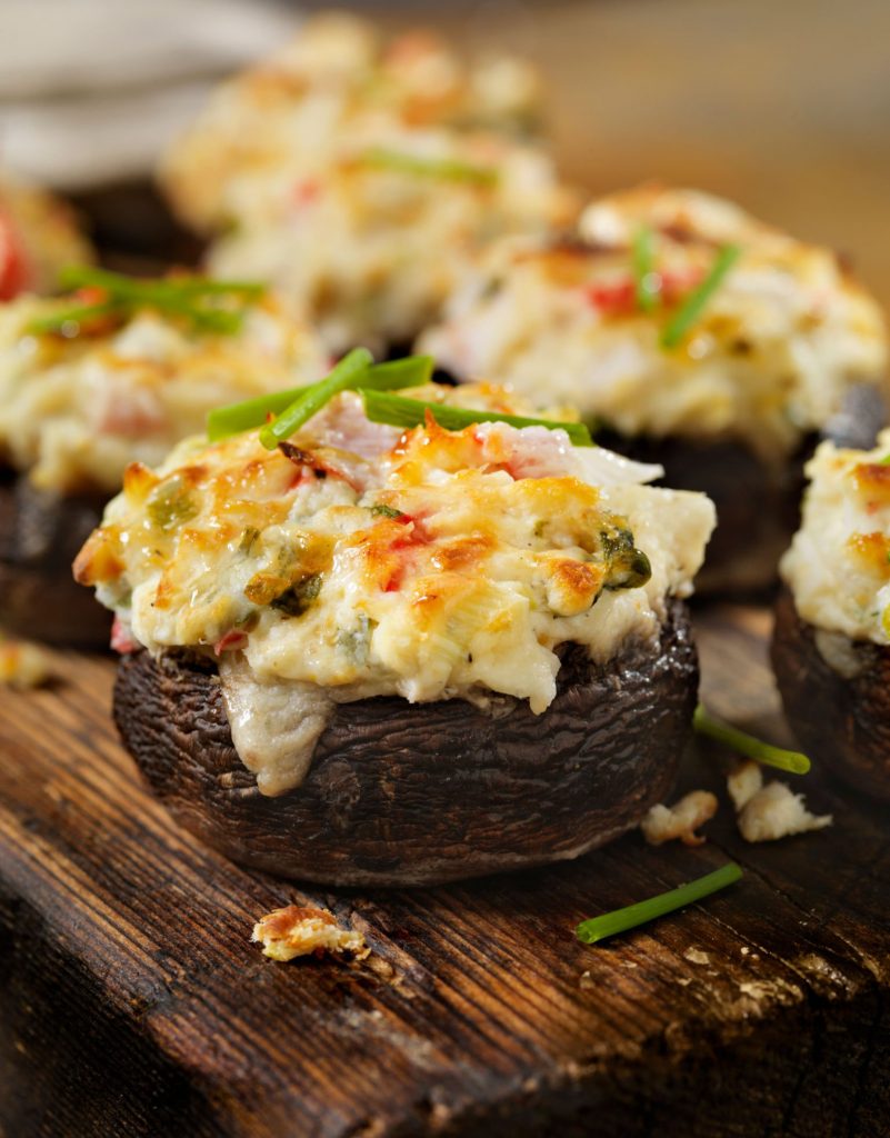 Stuffed Seafood Mushrooms