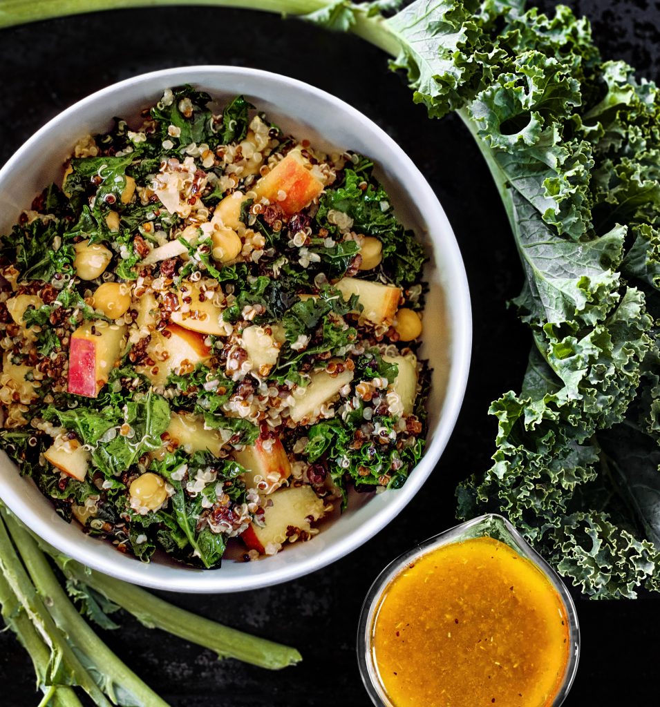 Almond Kale and Quinoa Tabouleh